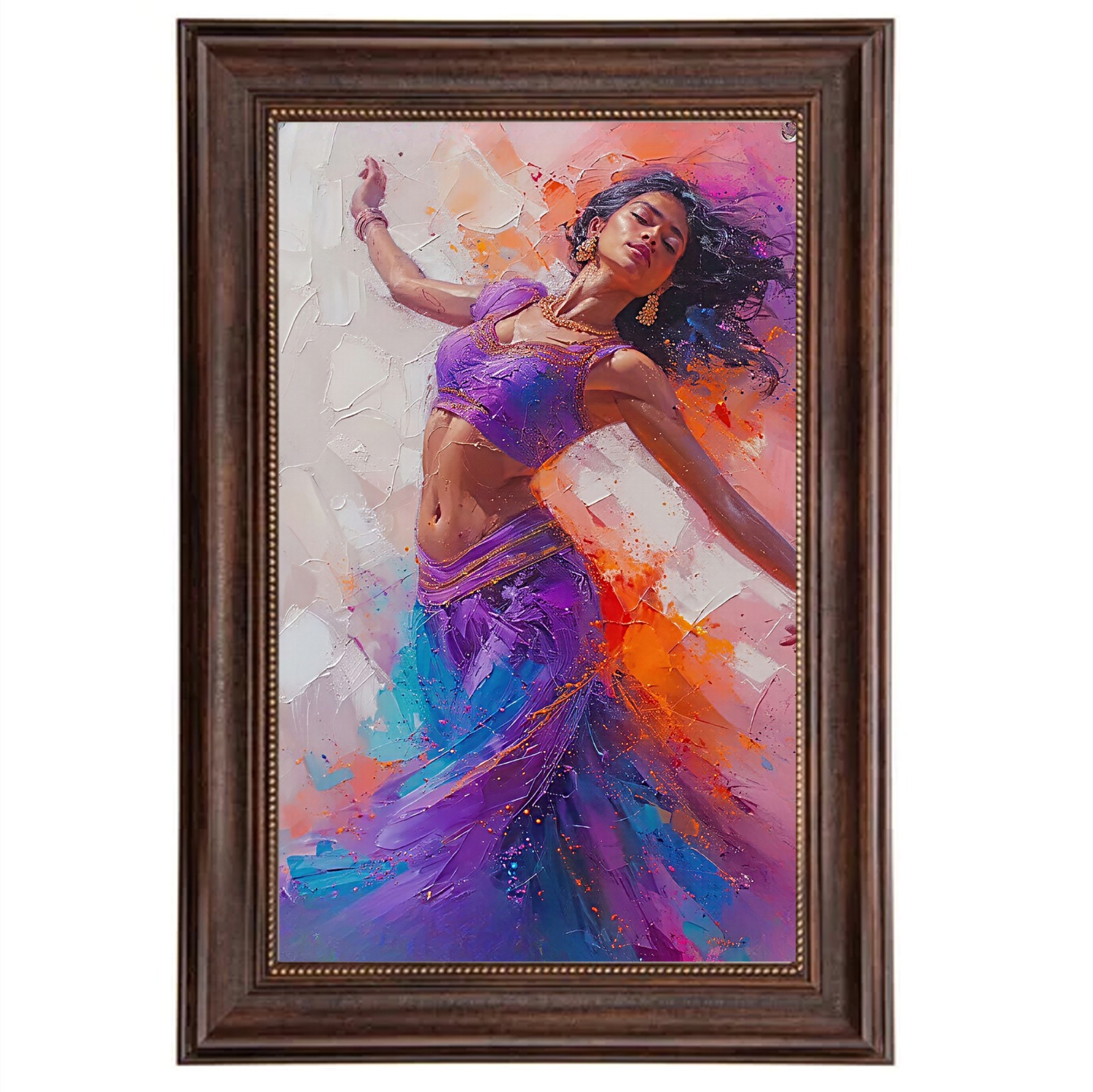 Expressive Dancer in Vibrant Motion